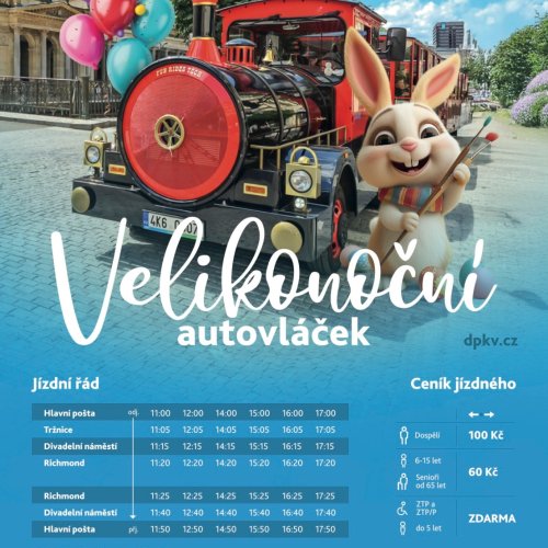 Velikonoční autovláček je zpět